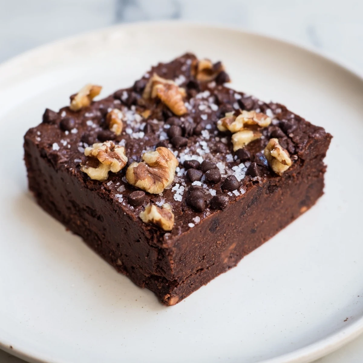 Warm, freshly baked sweet potato brownies, offering a naturally sweet and healthy treat.