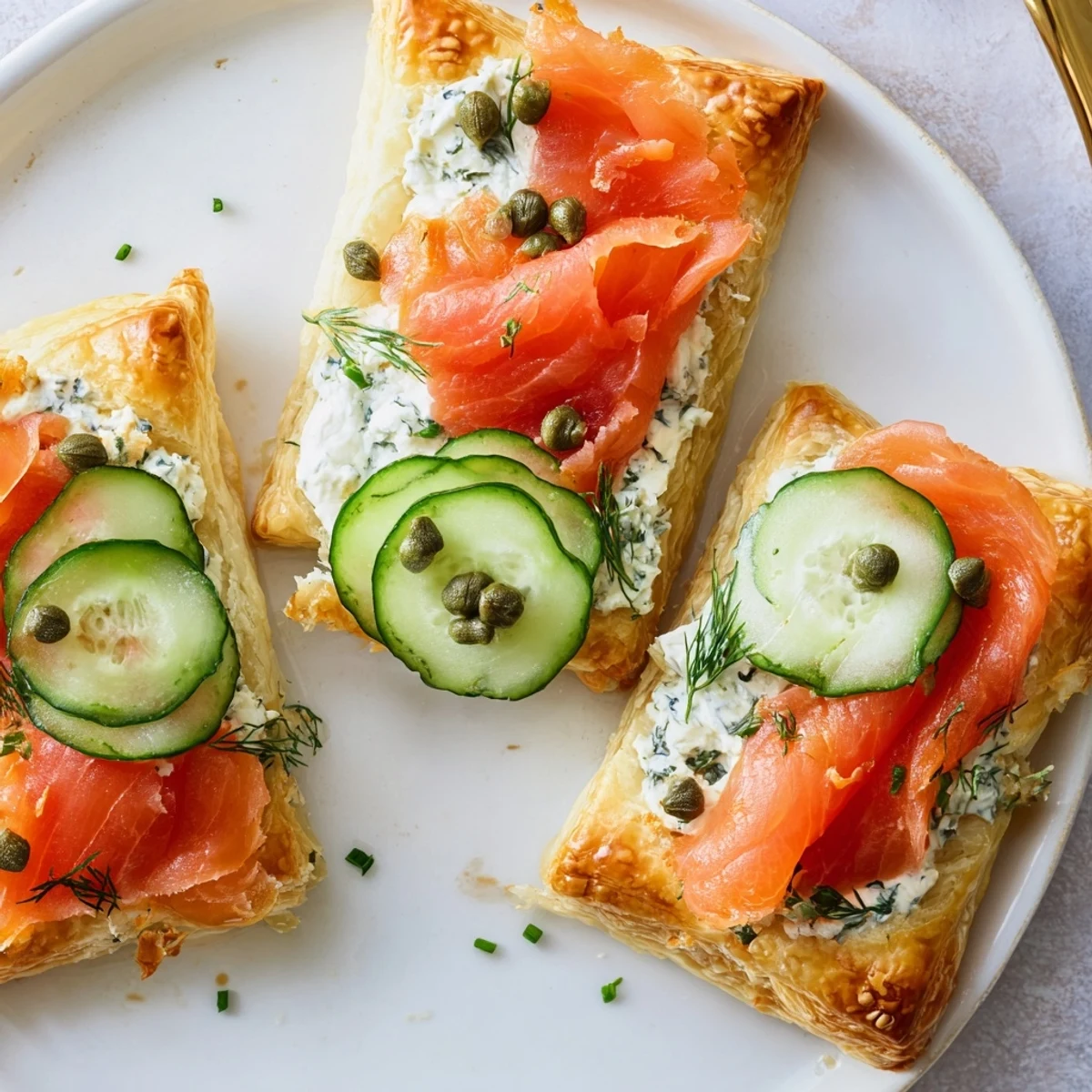 Elegant, festive plate of Étoiles Filantes Assiette de Fin d'Année, perfect with a glass of champagne.