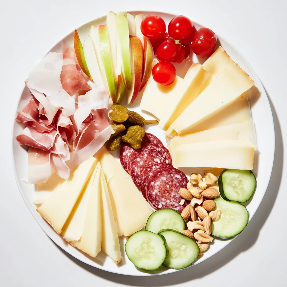 Planche Montagne Aventure Collation arranged with colorful grapes, cheeses, and crusty bread for snacking enjoyment.