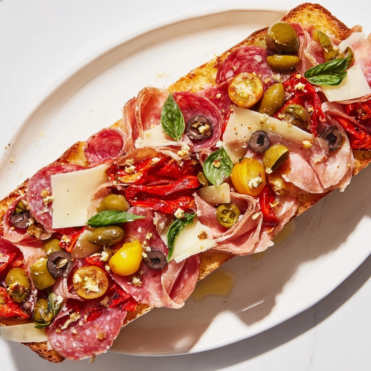 Imagine a beautiful The Rustic Raft: artisan flatbreads loaded with delicious meats and cheese selections.
