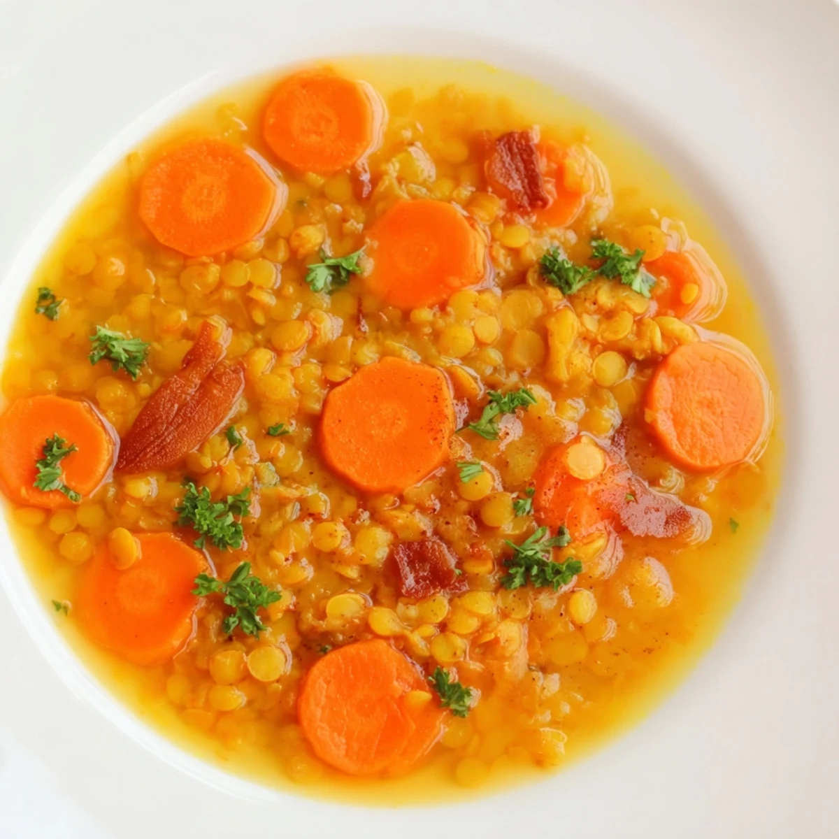 This vibrantly colored Spiced Carrot Lentil Soup, full of tender lentils and carrots, is perfect.