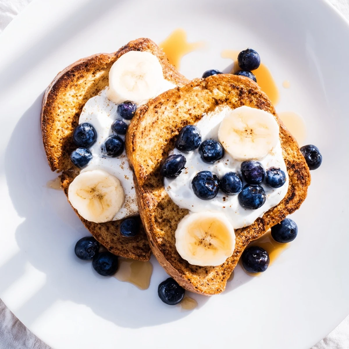 Sizzling on the griddle, this Protein French Toast offers a soft inside & crispy exterior; a tasty start.