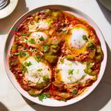 Shakshuka with Eggs and Tomatoes