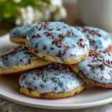 Robins Egg Speckled Sugar Cookies
