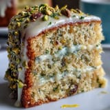 Spring Birthday Lemon Pistachio Cake