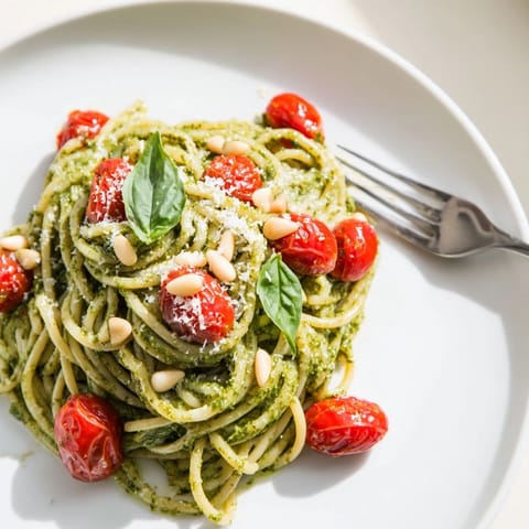 Fresh Basil Pesto Pasta