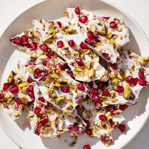 Frozen Yogurt Bark Pomegranate