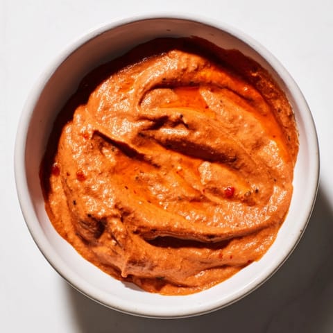 Smooth, blended spicy black bean dip in a serving bowl, perfect for vegan snacking.