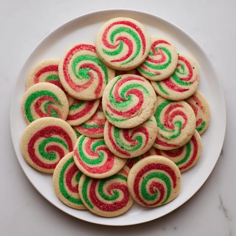 Holiday Pinwheel Sugar Swirls