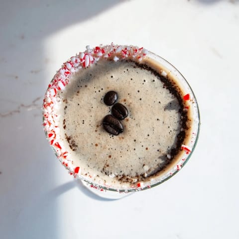 Peppermint Espresso Creamy Cocktail