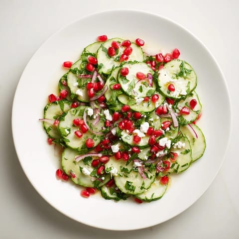 Healthy Cucumber Christmas Salad