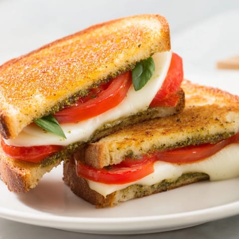Caprese Pesto Panini Cheese