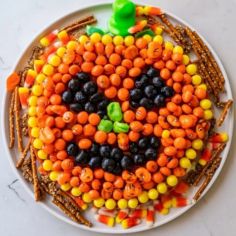 Jack-o-Lantern Candy Board