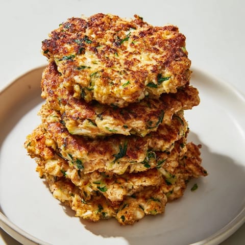 High-Protein Chicken Zucchini Fritters