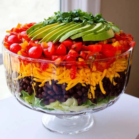 Southwest Sunset Layered Salad