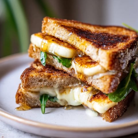 Mouthwatering close-up of a crispy halloumi grilled cheese on a plate, ready to be enjoyed as a meal.