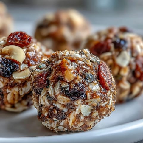 Vegan Lemon Blueberry Energy Bites lined up on a white plate with fresh lemon and oats nearby, showcasing their no-bake, gluten-free snack appeal.