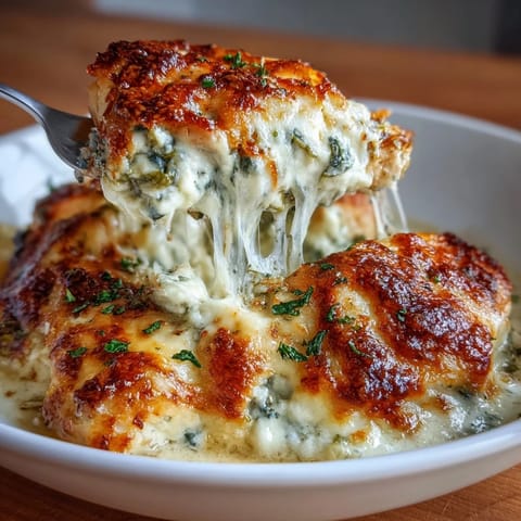 Keto Spinach Artichoke Chicken