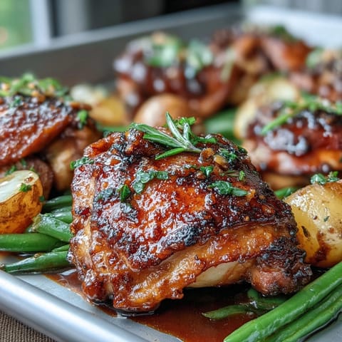 Honey Garlic Sheet Pan Chicken