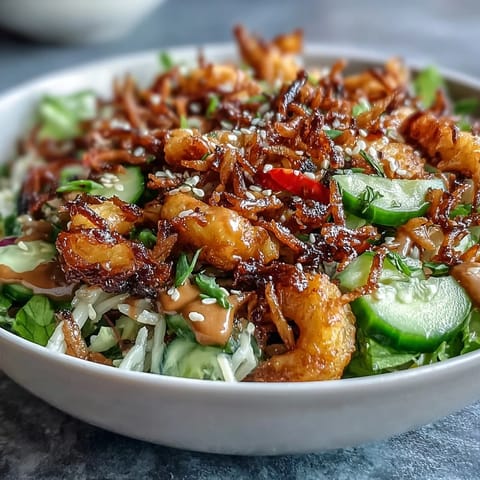 Quick Crispy Rice Salad