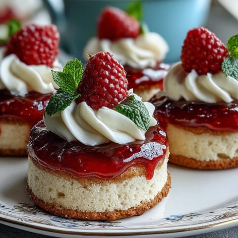 Clotted Cream Strawberry Jam Cookies