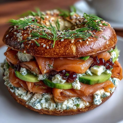 Spring Smoked Salmon Bagels
