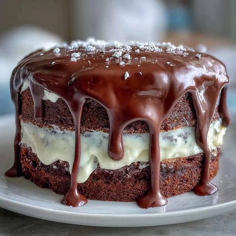 Elegant white chocolate drip graduation cake topped with shimmering gold balloon decorations, ideal for a festive dessert table centerpiece.