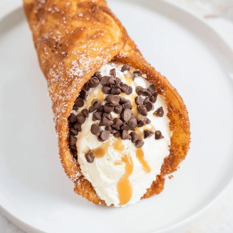 Homemade Quick Churro Cheesecake Cones: imagine the golden-brown cones filled with smooth, rich cheesecake.