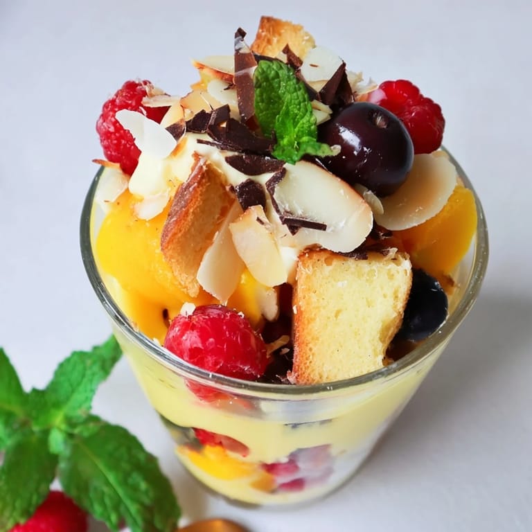 Festive and easy, these Simplified Christmas Trifle Cups showcase a dessert that's creamy, fruity, and perfect for the holidays.