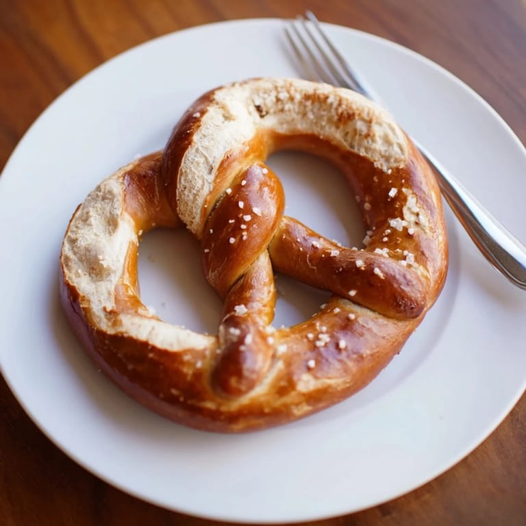 Enjoy this warm, delicious photo of freshly baked Bretzels Anneau de Fête, perfect for a gathering.