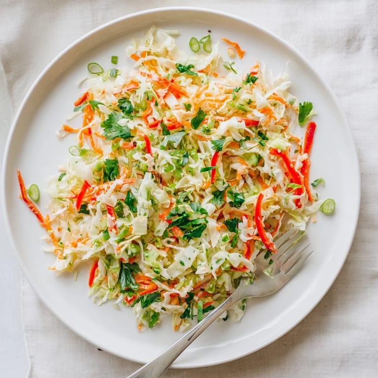 Colorful Sauerkraut Slaw on a wooden platter, featuring fermented cabbage, fresh vegetables, and herbs, ready to be served alongside grilled sausages or sandwiches.