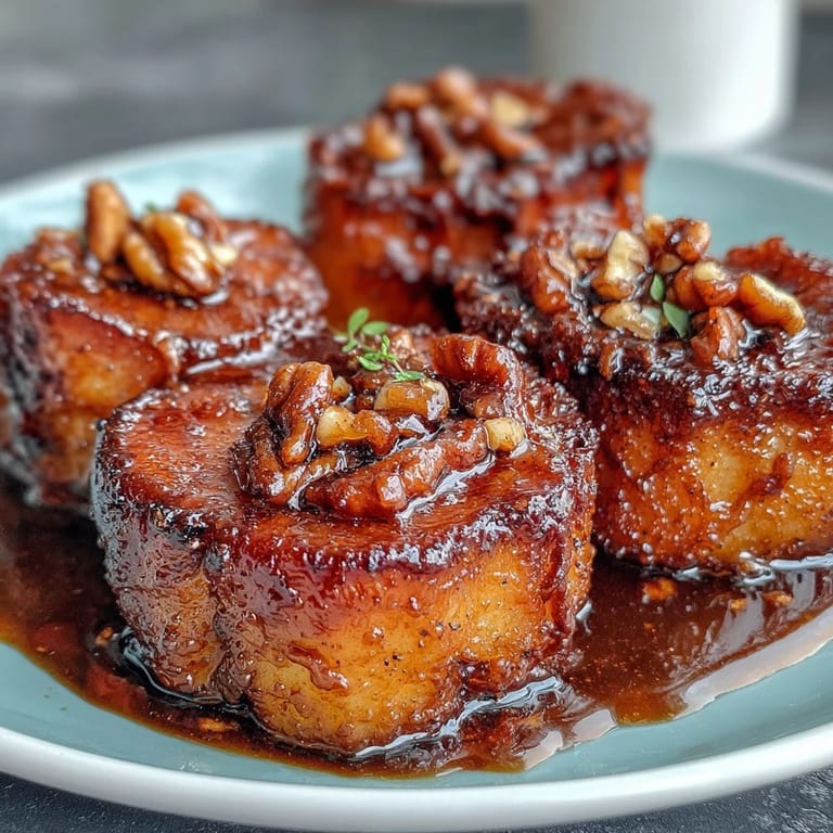 Classic Southern candied yams with rich brown sugar glaze, warm spices, and a glossy finish in a cast iron skillet.