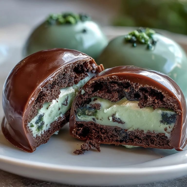 Creamy, chocolatey Oreo truffle balls dipped in green candy coating, decorated with green sprinkles for a lucky St. Patrick's Day dessert.
