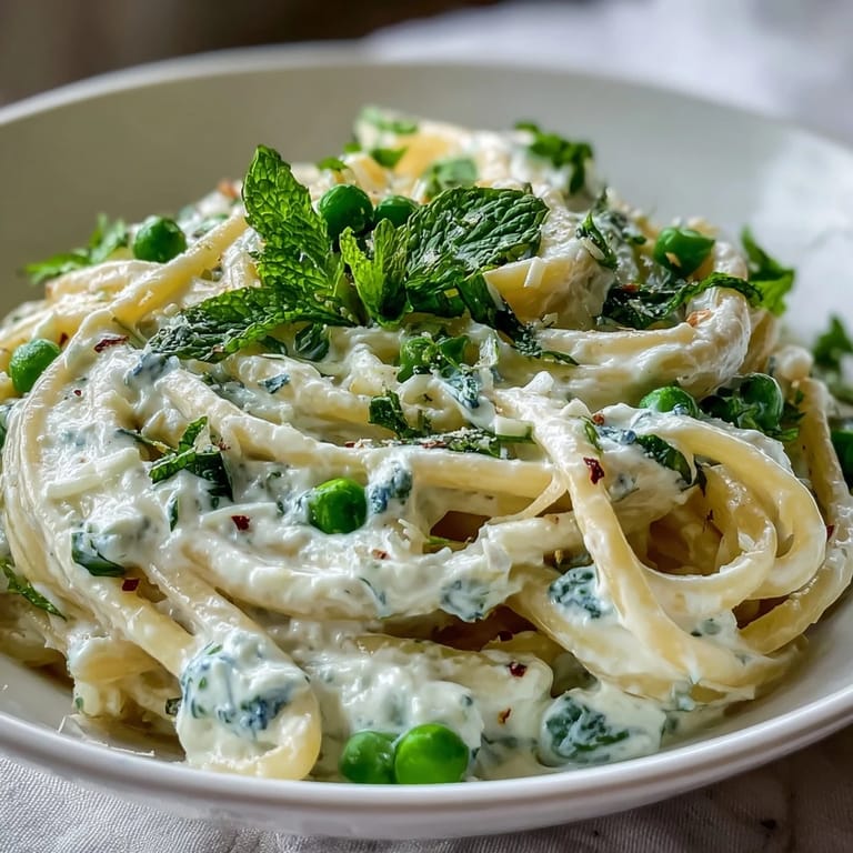 Enjoy easy lemon ricotta pasta with bright peas and fresh mint, ready fast.